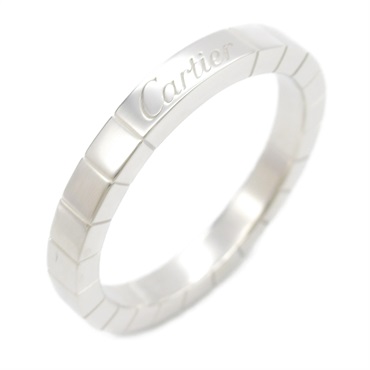 CARTIER Laniere Ring 18KWG White Gold Used unisex US size 9 #60