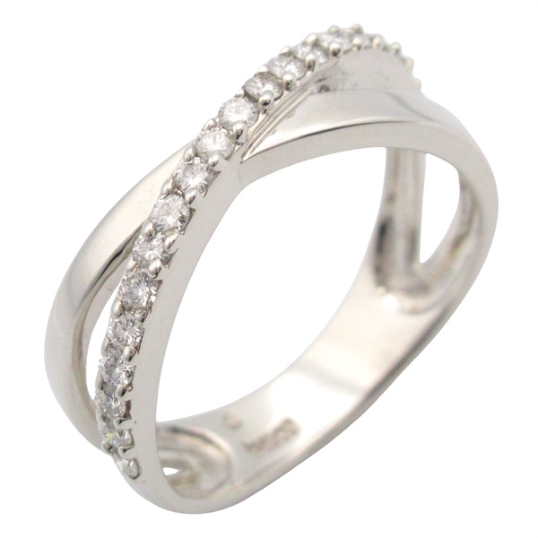 JEWELRY Diamond Ring Pt900 Platinum Used women US size 6.5