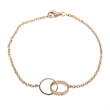 CARTIER Baby love bracelet 18KPG Pink Rose Gold Used Women