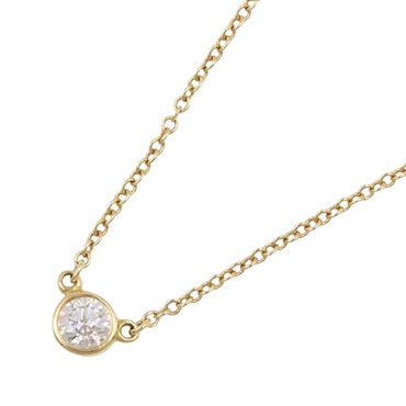TIFFANY＆CO By the Yard Diamond Necklace 18KYG Yellow Gold Used women