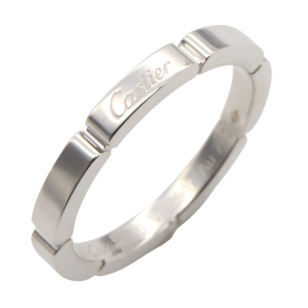 CARTIER Mayon PANTHERE Ring 18KWG White Gold Used unisex US size 7.25 #56