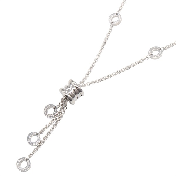 BVLGARI B-zero1 element Necklace 18KWG White Gold Used unisex