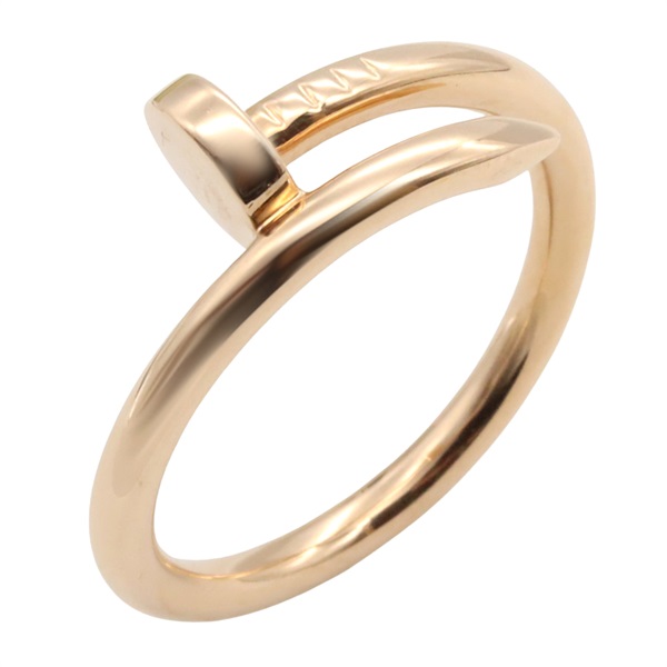 CARTIER Juste un Clou Ring 18KPG Pink Rose Gold Used unisex US size 12.25 #68