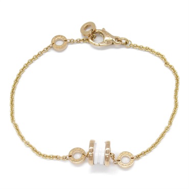 BVLGARI B zero 1 Bracelet Ceramic 18KPG Pink Rose Gold White Used unisex