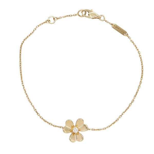Van Cleef & Arpels Frivole Bracelet Diamond 18KYG Yellow Gold Used Women