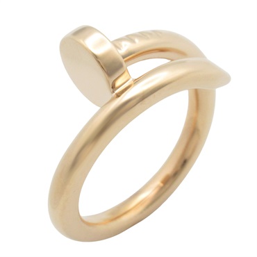 CARTIER Juste un Clou Ring 18KPG Pink Rose Gold Used unisex US size 4.75 #49