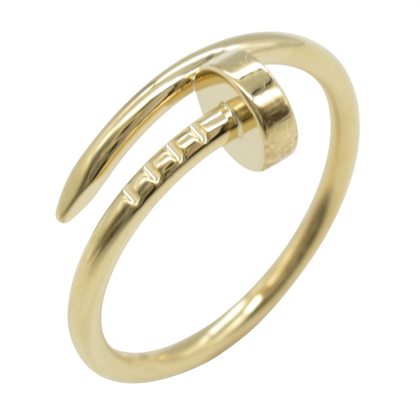 CARTIER Juste un Clou SM Ring 18KYG Yellow Gold Used women US size 6 #51