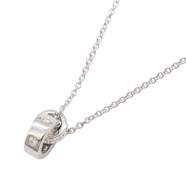 BVLGARI Bvlgari Bvlgari Necklace 5P Diamond 18KWG White Gold Used unisex