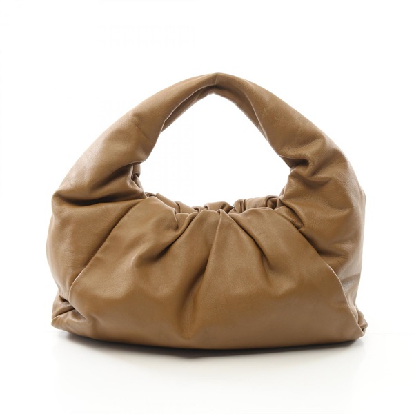 BOTTEGA VENETA The Shoulder Pouch Handbag leather Brown Used Women BV