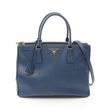 PRADA SAFFIANO LUX Galleria Shoulder Handbag BN2274 Saffiano leather Blue Used