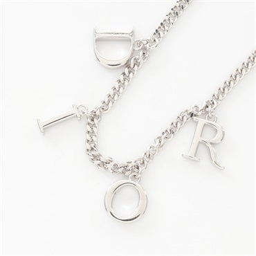 Christian DIOR HOMME Necklace collier charms 48-52cm Stainless Steel