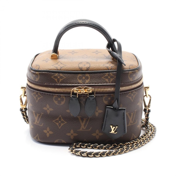 LOUIS VUITTON Vanity NV PM chain crossbody Hand bag M45165 Monogram Reverse
