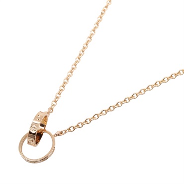 CARTIER Baby Necklace 18KRG Rose Gold Used Women