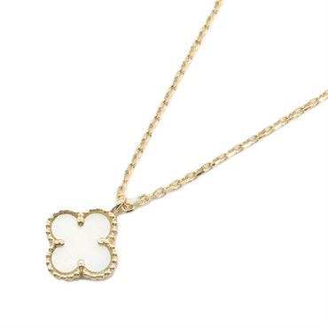 Van Cleef & Arpels Sweet Alhambra Necklace 18KYG Gold Mother of pearl Used women