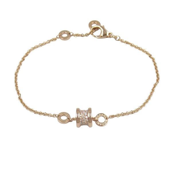 BVLGARI B-zero1 Element Bracelet Diamond 18KPG Pink Rose Gold Used women
