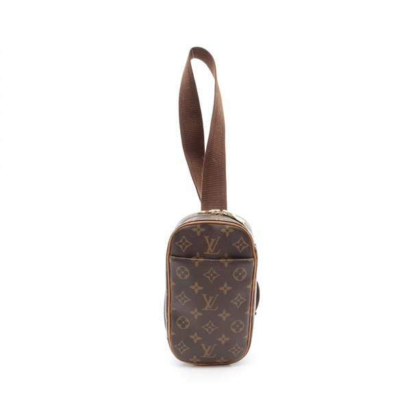 LOUIS VUITTON Pochette Ganju Waist bag crossbody 51870 Monogram canvas Used LV