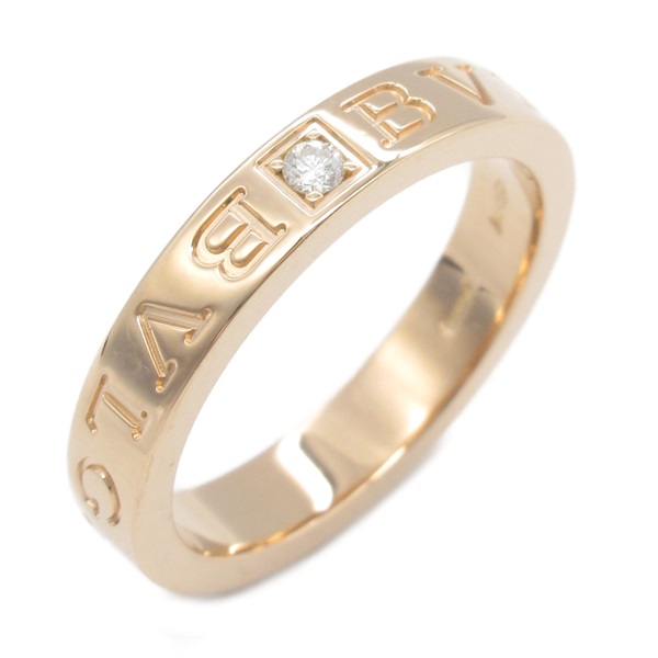 BVLGARI B-zero 1 Ring 1PDiamond 18KPG Pink Rose Gold Used US size 7.25 #56