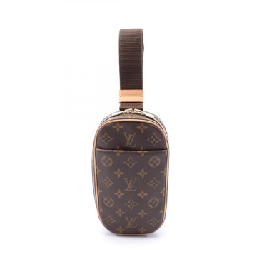 LOUIS VUITTON Pochette Gange Waist bum belt bag M51870 Monogram leather Brown LV