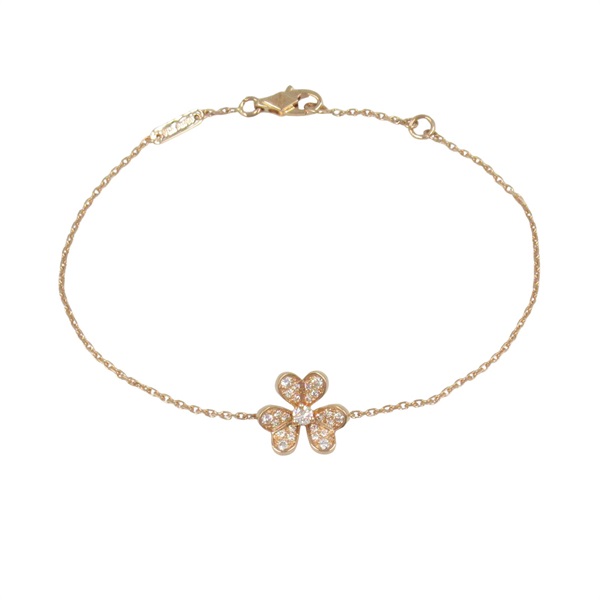Van Cleef & Arpels Frivole Mini Bracelet Diamond VCARP7RD00 18KRG Gold Used