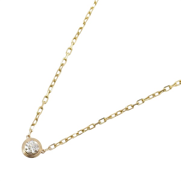 CARTIER d'Amour Necklace SM 18KPG Pink Rose Gold Diamond Used women pendant