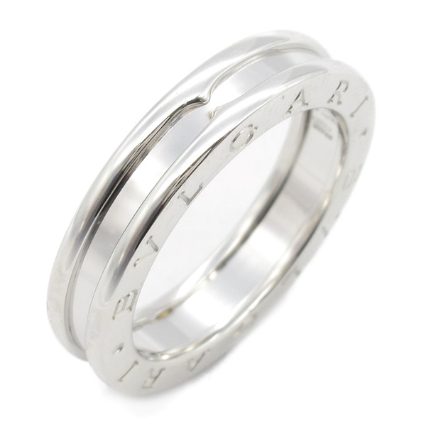 BVLGARI B-zero1 Ring 1 band 18KWG White Gold Used unisex US size 7.5 #56