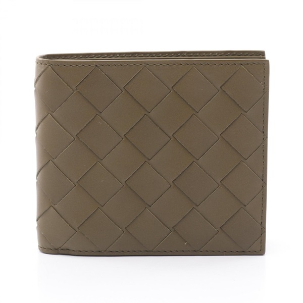 BOTTEGA VENETA Intrecciato Bi-fold wallet 743211VCPQ42877 leather Travertine