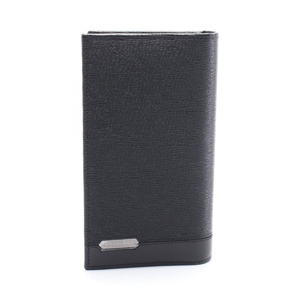 BVLGARI Serpenti Scaglie Man Bi-fold purse 284731 leather Black NEW mens