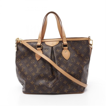 LOUIS VUITTON Palermo PM Shoulder Handbag M40145 Monogram canvas Used Women LV
