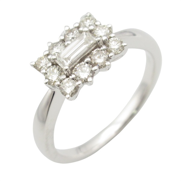 JEWELRY Diamond Ring 18KYG Yellow Gold Used Women US size 6