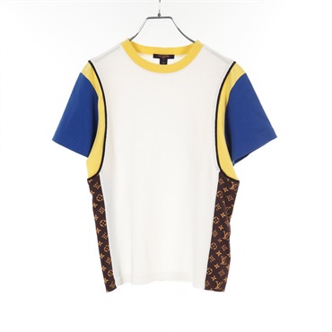 LOUIS VUITTON Monogram T-shirt #S RW211W A13 FKTS10 Nylon White Multicolor used