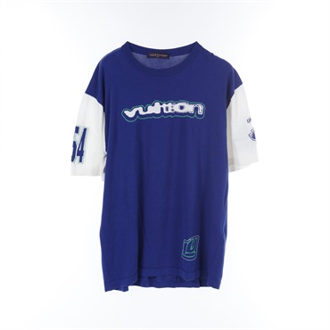 LOUIS VUITTON Intarsia crew neck knitwear #SL RM232 CFD HPN94W cotton Blue White