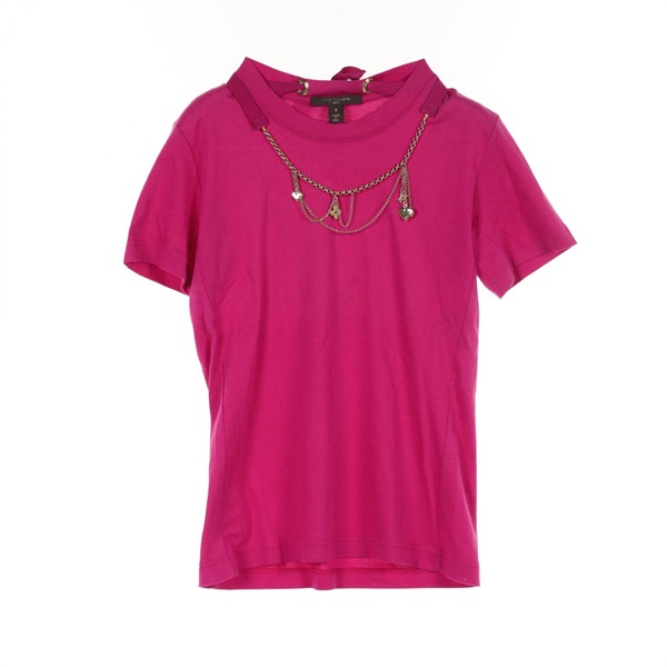 LOUIS VUITTON T-shirt S shize short sleeves cotton Pink Used