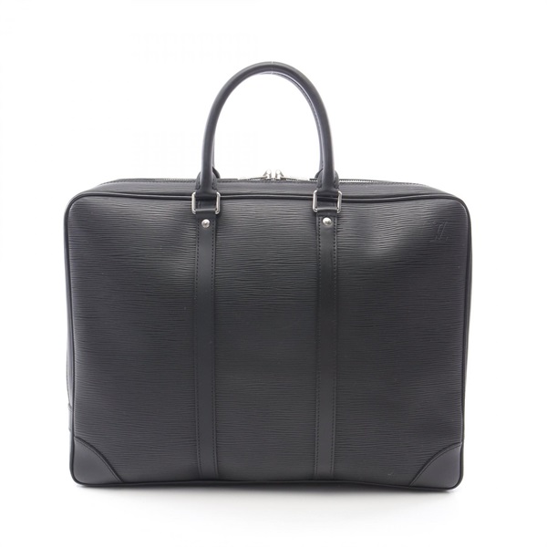 LOUIS VUITTON Porte Documan Voyage Business bag M59162 Epi leather Black Used LV