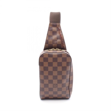 LOUIS VUITTON Geronimos Waist bag N51994 Damier canvas Brown Ebene Used LV