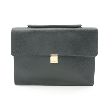 LOUIS VUITTON Porte-Documents Angara Briefcase M30774 Taiga leather Epicea Used