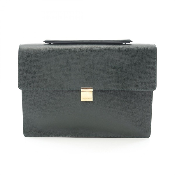 LOUIS VUITTON Porte-Documents Angara Briefcase M30774 Taiga leather Epicea Used