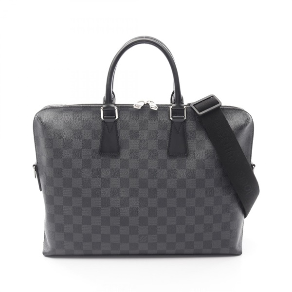 LOUIS VUITTON PDJ Porte document Jules Business bag N48224 Damier graphite mens