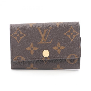 LOUIS VUITTON Multicles 6 key holder M62630 Monogram canvas Brown Used unisex LV