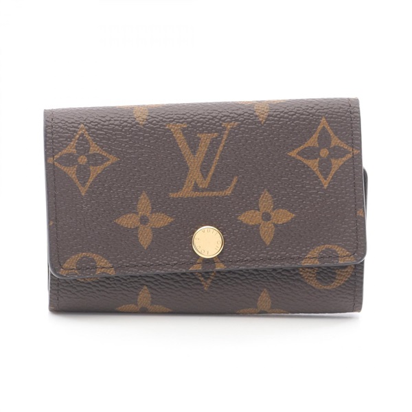 LOUIS VUITTON Multicles 6 key holder M62630 Monogram canvas Brown Used unisex LV
