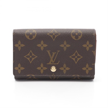 LOUIS VUITTON Porte Monnaie Billet Trésor wallet M61730 Monogram canvas Used LV