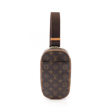 LOUIS VUITTON Pochette Gange Waist bum belt bag M51870 Monogram leather Brown LV