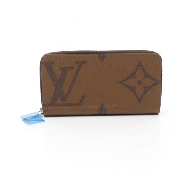 LOUIS VUITTON Zippy long wallet purse M69353 Monogram Giant Reverse canvas Brown