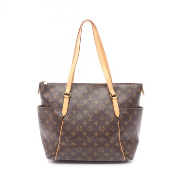 LOUIS VUITTON Totally MM Shoulder Tote Bag M56689 Monogram canvas leather Brown