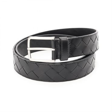 BOTTEGA VENETA Intrecciato Belt 609182V3IM18803100 leather Black NEW mens SHW