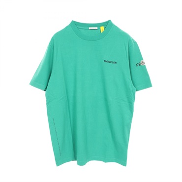 MONCLER × FRGMT T-shirt 8C00002M3265845S cotton Green #S NEW mens