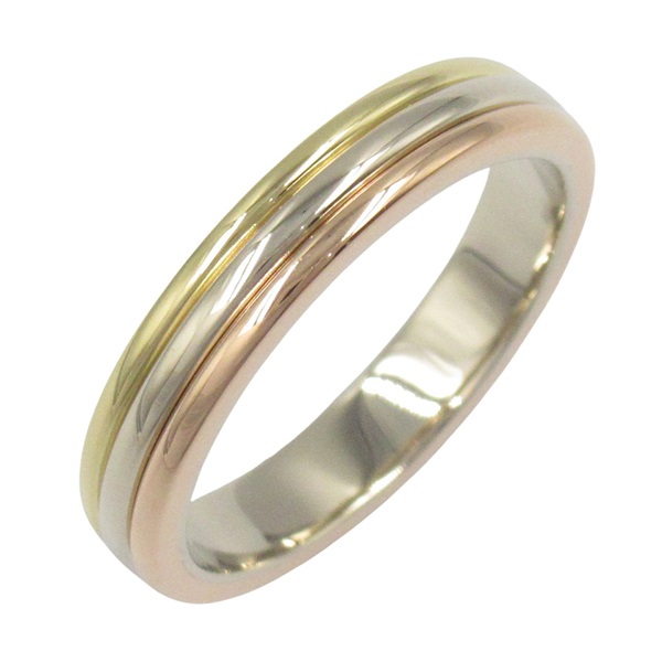 CARTIER Vendome ring 18KYG 18KPG 18KWG Three gold used US size 5.5 #51 unisex