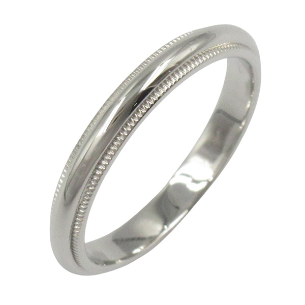 TIFFANY＆CO Milgrain Ring Pt950 Platinum Used unisex US size 7.25
