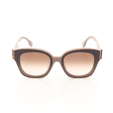 FENDI F logo sunglasses eyewear 40098F 45F acetate Pink NEW Women