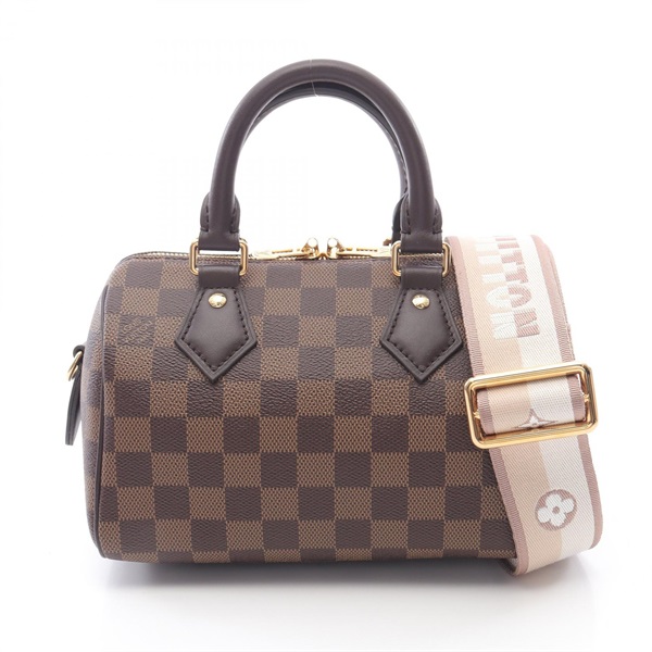 LOUIS VUITTON Speedy Bandouliere 20 Shoulder Handbag N40489 Damier canvas Used