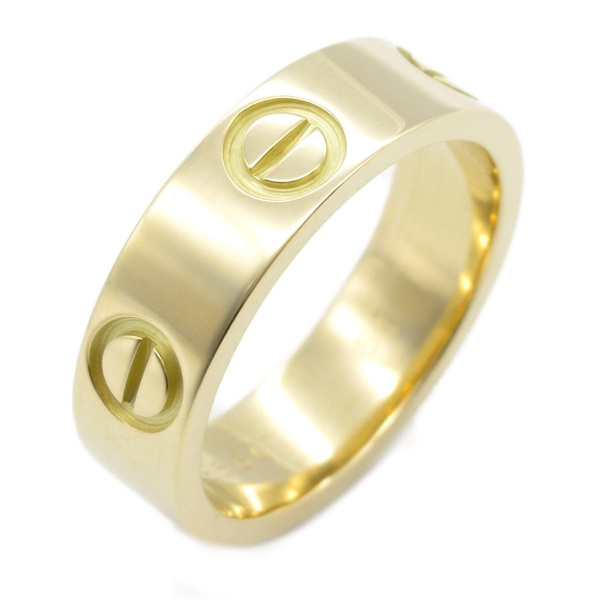 CARTIER Love Ring 18KYG Yellow Gold Used unisex US size 5.5 #51